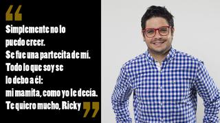 Ricky Tosso: famosos lo despidieron con estos mensajes [FOTOS]