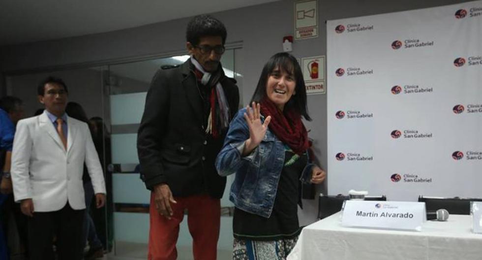 Sonaly Tuesta se mostró emocionada al ser dada de alta. (Foto: Agencia Andina)