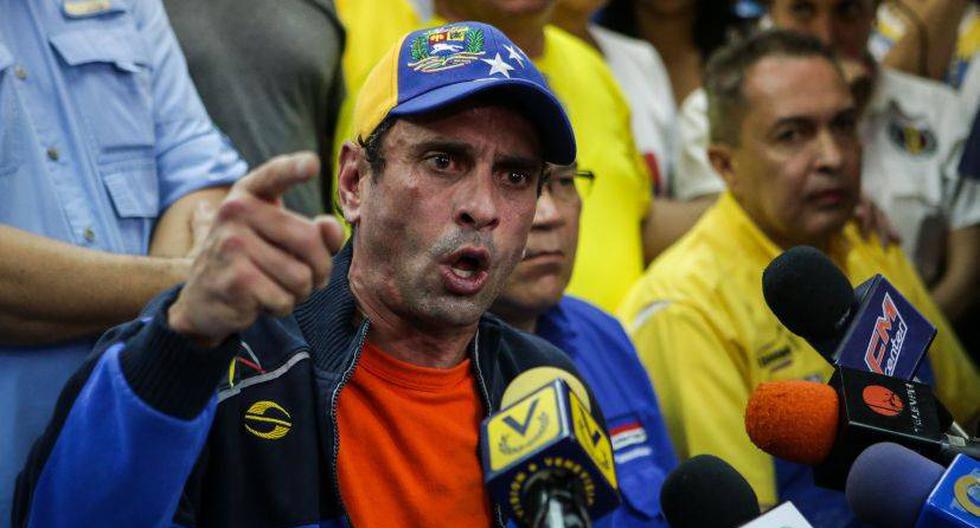 Henrique Capriles arremeti&oacute; contra Nicol&aacute;s Maduro y le llam&oacute; &ldquo;genocida&rdquo; (EFE)