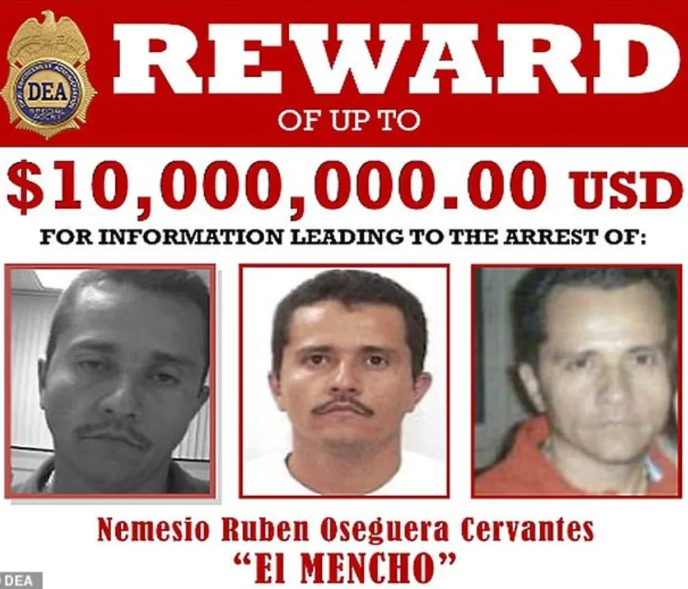 Nemesio Oseguera, alias El Mencho, the most wanted drug trafficker in Mexico.