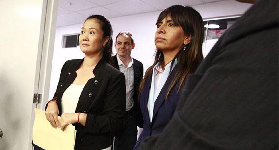 Keiko Fujimori volvió a cuestionar uso de los chats de \'La Botica\' por parte de la Fiscalía. (Foto: Agencia Andina)
