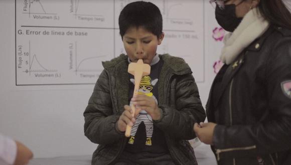 La flauta 3D diseñada para el fortalecimiento pulmonar cuenta con una boquilla para tener una mayor cavidad que la clásica flauta dulce. (Foto: Difusión)