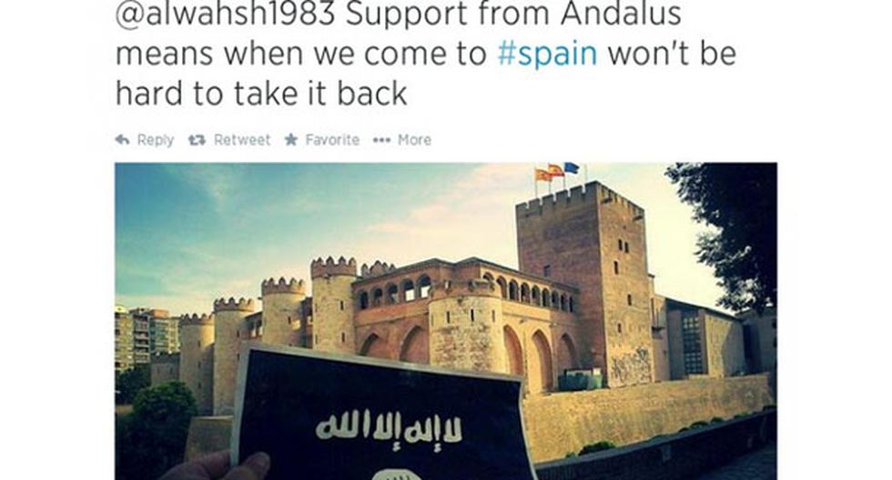 En España se lanzó una campaña de apoyo al Estado Islámico. (Foto: Twitter)