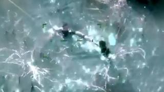 El momento en el que un agente fronterizo arriesga su vida para salvar a un niño migrante en un río de Texas | VIDEO