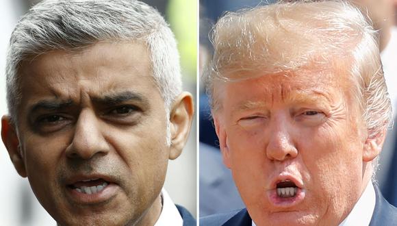 El alcalde de Londres Sadiq Khan dice que Donald Trump es una amenaza global. (AFP).