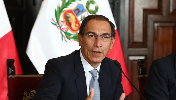 El presidente Martín Vizcarra se pronunció también por la situación del ministro Carlos Bruce. (Foto: GEC)