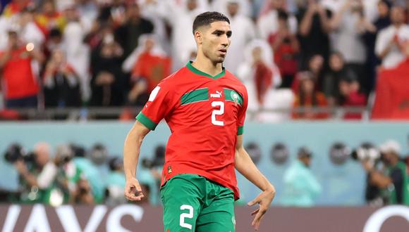 Hakimi le da el pase a cuarto de final a Marruecos en Qatar 2022.
