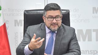 Geiner Alvarado: ministro de Transportes acude a declarar al Ministerio Público