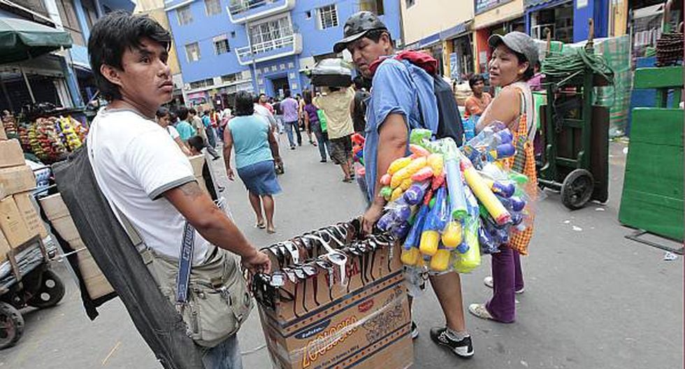 Regiones con tasa elevada de informales