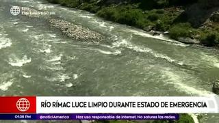 Río Rímac presenta aguas limpias en época de cuarentena