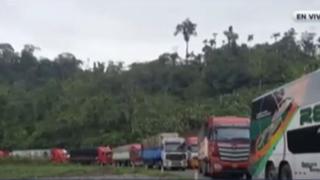 Puno: transportistas de carga pesada piden desbloquear puntos de la carretera Interoceánica ante paro de cocaleros 