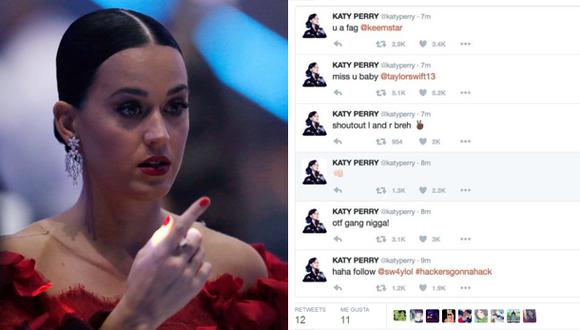 Twitter: hackearon a Katy Perry e insultan a sus seguidores
