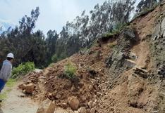 Áncash: Huaico y derrumbe de cerro afecta vía en provincia de Huaylas