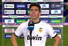 Jugador del Valencia no pudo contener las lágrimas tras ser consultado por el descenso | VIDEO