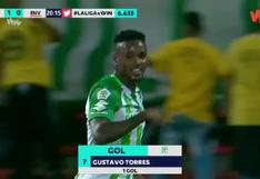 Atlético Nacional vs. Envigado: Gustavo Torres abrió el marcador en el estadio Atanasio Girardot | VIDEO