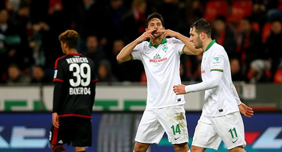 Werder Bremen intentará aprovechar el buen momento de Claudio Pizarro para vencer al Hannover 96 (Foto: Getty Images)