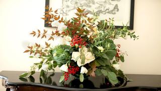 Navidad: decora tu casa con arreglos de flores y plantas naturales