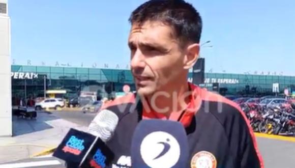 Daniel Ferreyra, arquero de Los Chankas, declaró a su llegada a Lima | Captura de video / Ovación
