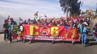 Mayor sindicato de Bolivia desafía a Evo con paro nacional