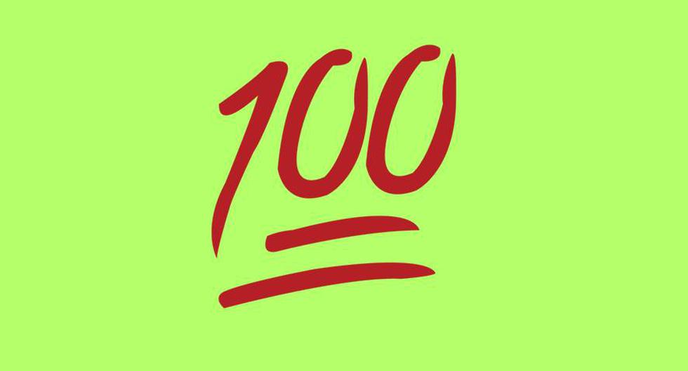 ¿Quieres saber qué es realmente el número 100 en WhatsApp? Por estas razones puedes usarlo. (Foto: Emojipedia)