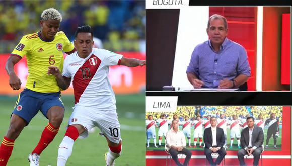 Periodista colombiano criticó el juego de Perú vs. Colombia por Eliminatorias | Foto: Composición.