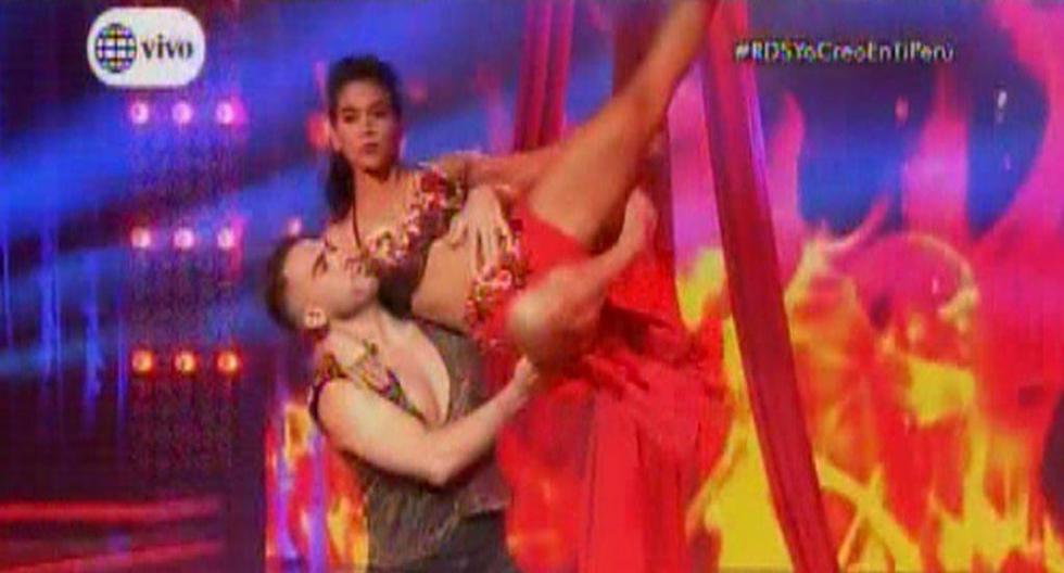 Vania Bludau impresionó en la pista de baile de Los Reyes del Show. (Foto: Video)