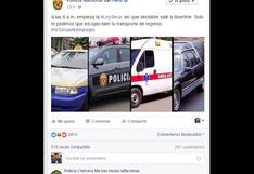 Facebook: Policía "trolea" con irónico mensaje por Ley Seca
