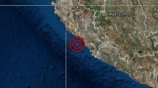 Ica: sismos de magnitud 5,0 y 4,7 se reportaron en Marcona, señala IGP