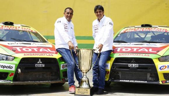 Los hermanos Richard y Romel Palomino dominaron las carreras principales de Caminos del Inca 2018. (Foto: GEC)