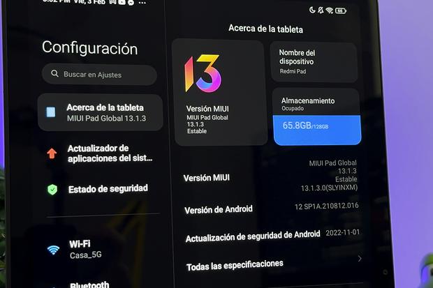 Xiaomi Redmi Pad 2022, Review, Análisis, Ficha técnica, Características, Precio, Perú, nnda, nnni, DATA
