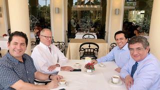 PPK almorzó con Salvador Heresi, Gilbert Violeta y Juan Sheput