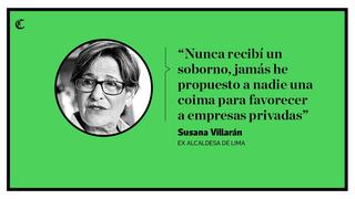 Odebrecht: Villarán y Juárez sobre coimas de Rutas de Lima