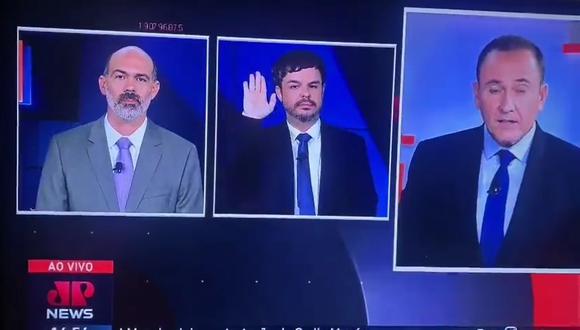 Jorge Adrilles fue despedido por supuestamente realizar un saludo nazi en su programa. (Captura de video).