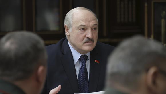 El presidente de Bielorrusia, Alexander Lukashenko. AP