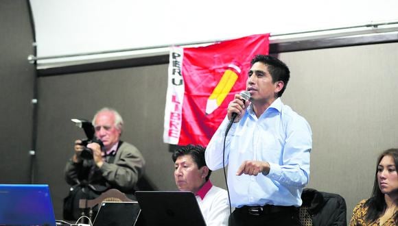 El partido Perú Libre del suspendido gobernador regional de Junín, Vladimir Cerrón. se reunio en la casa del maestro. (Foto: Giancarlo Ávila / Archivo)