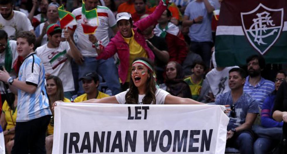 Mujer asombra Río 2016 con su protesta por igualdad en Irán. (Foto: EFE)