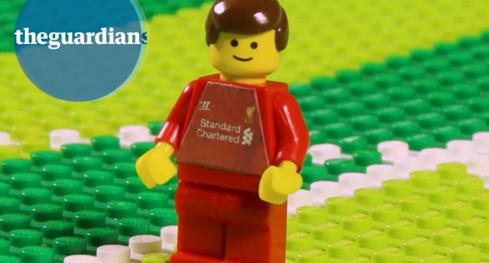 La expulsión de Steven Gerrard fue recreado al fiel estilo de LEGO. (Foto: Captura)