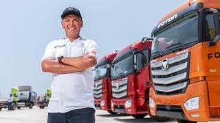 Más de 500 camiones juntos en exhibición por primera vez en el Perú
