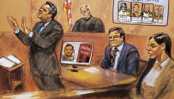 Juicio a 'El Chapo' Guzmán: Defensa ruega no condenarlo en base a testimonios "basura". Imagen: Reuters