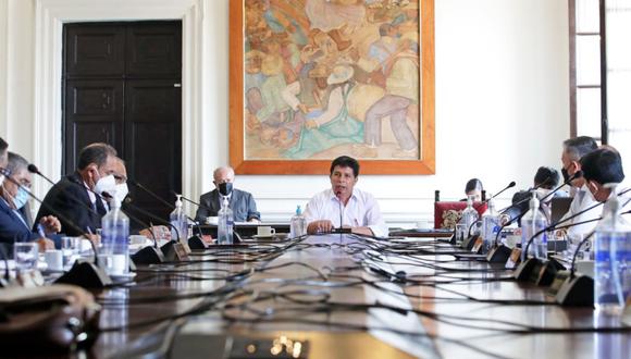Pedro Castillo encabeza la segunda sesión del Consejo de Ministros del gabinete Aníbal Torres | Foto: Presidencia Perú / Archivo