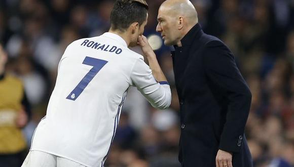 Zidane elogió a Cristiano Ronaldo previo a la final de la Champions League. (Foto: AP)