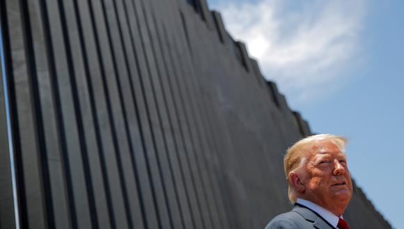 La promesa de construir el muro fronterizo con México fue el principal gancho de Trump con su base electoral. REUTERS/Carlos Barria/File Photo