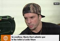 Leslie Shaw: Mario Hart confirma infidelidad con Olinda Castañeda