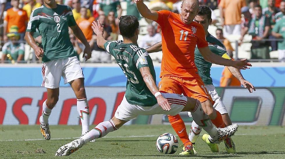 Holanda vs. México: once momentos del duelo por Brasil 2014 | DEPORTE