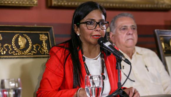 Delcy Rodríguez, presidenta de la Asamblea Nacional Constituyente de Venezuela. (Foto: EFE)
