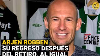 Arjen Robben: como el holandés, estos futbolistas también volvieron a jugar luego del retiro