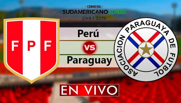 Perú vs Paraguay juegan hoy en Talca por la tercera fecha del Sudamericano Sub 20.