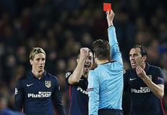 Fernando Torres y su fuerte opinión por su expulsión en el Camp Nou