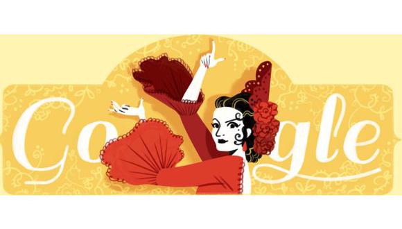 Google rinde homenaje al natalicio de Lola Flores