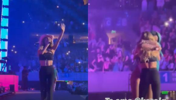 ¡Increíble! Karol G sorprende al cantar ‘Sálvame’ junto a Anahí de RBD en concierto | VIDEO (Foto: Instagram/Anahí).